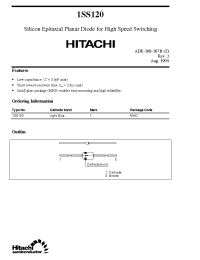 Datasheet 1SS120 manufacturer Hitachi