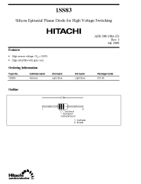 Datasheet 1SS83 manufacturer Hitachi