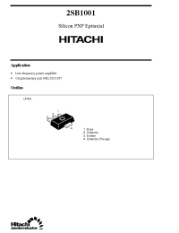 Datasheet 2SB1001 manufacturer Hitachi