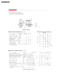 Datasheet 2SB856 manufacturer Hitachi