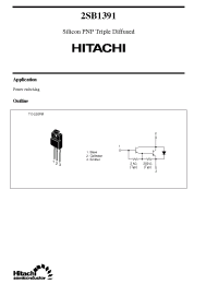 Datasheet 2SC1881 manufacturer Hitachi