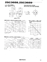 Datasheet 2SC3658 manufacturer Hitachi