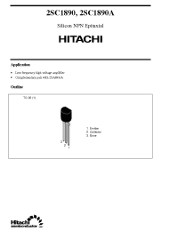 Datasheet 2SC4593 manufacturer Hitachi