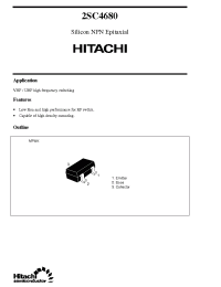 Datasheet 2SC4680 manufacturer Hitachi