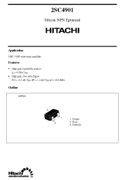 Datasheet 2SC4901 manufacturer Hitachi