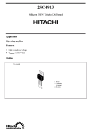 Datasheet 2SC4913 manufacturer Hitachi