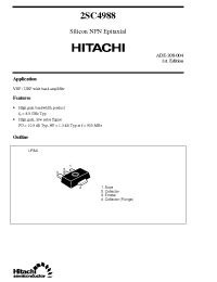 Datasheet 2SC4988 manufacturer Hitachi