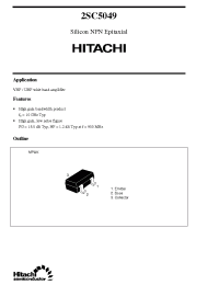 Datasheet 2SC5049 manufacturer Hitachi
