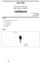 Datasheet 2SC5390 manufacturer Hitachi