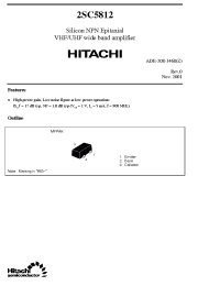 Datasheet 2SC5812 manufacturer Hitachi