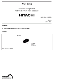 Datasheet 2SC5828 manufacturer Hitachi