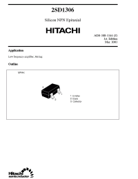 Datasheet 2SD1306 manufacturer Hitachi