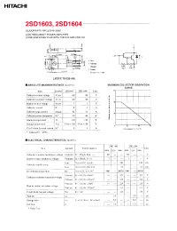 Datasheet 2SD1603 manufacturer Hitachi