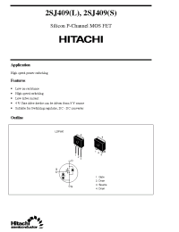 Datasheet 2SJ409 manufacturer Hitachi