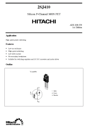 Datasheet 2SJ410 manufacturer Hitachi