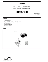 Datasheet 2SJ484 manufacturer Hitachi