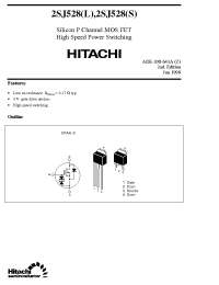 Datasheet 2SJ528L manufacturer Hitachi