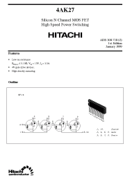 Datasheet 2SJ529L manufacturer Hitachi