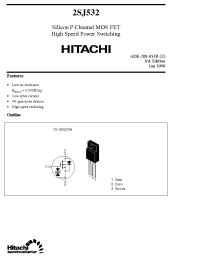 Datasheet 2SJ532 manufacturer Hitachi