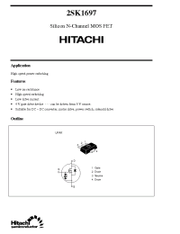 Datasheet 2SK1697 manufacturer Hitachi