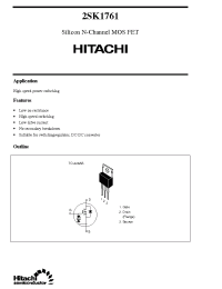 Datasheet 2SK176 manufacturer Hitachi