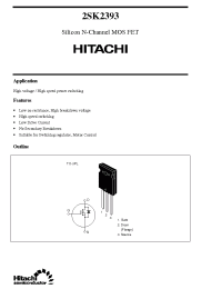 Datasheet 2SK2393 manufacturer Hitachi