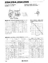 Datasheet 2SK294 manufacturer Hitachi
