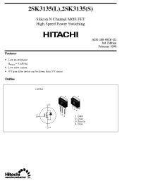 Datasheet 2SK3135S manufacturer Hitachi