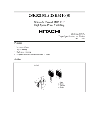 Datasheet 2SK3210 manufacturer Hitachi