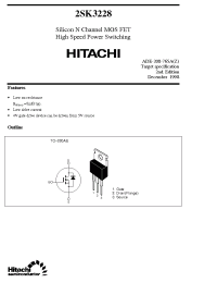 Datasheet 2SK3228 manufacturer Hitachi