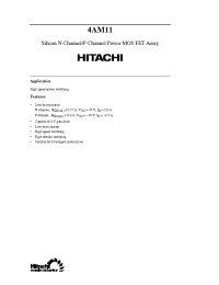 Datasheet 4AM11 manufacturer Hitachi