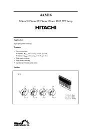 Datasheet 4AM16 manufacturer Hitachi