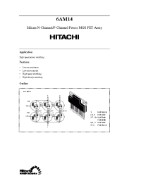 Datasheet 6AM14 manufacturer Hitachi