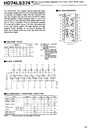 Datasheet 74LS374 manufacturer Hitachi