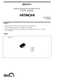Datasheet BB101C manufacturer Hitachi