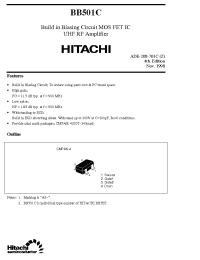 Datasheet BB501 manufacturer Hitachi
