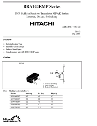 Datasheet BRA114EMP manufacturer Hitachi