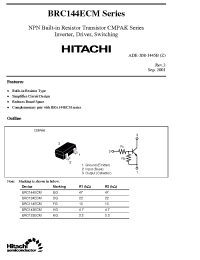 Datasheet BRC114ECM manufacturer Hitachi