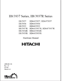 Datasheet H83936 manufacturer Hitachi