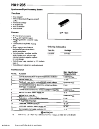 Datasheet HA11235 manufacturer Hitachi