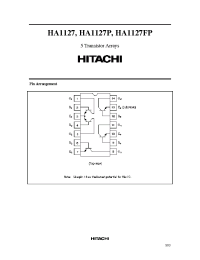 Datasheet HA1127FP manufacturer Hitachi