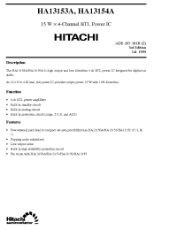 Datasheet HA13153A manufacturer Hitachi