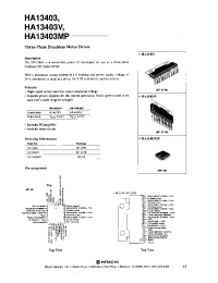 Datasheet HA13403MP manufacturer Hitachi