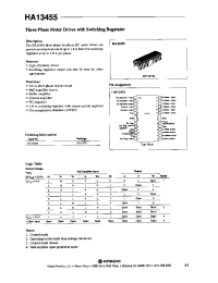 Datasheet HA13455 manufacturer Hitachi