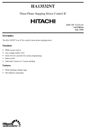 Datasheet HA13532NT manufacturer Hitachi