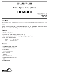 Datasheet HA13557AFH manufacturer Hitachi