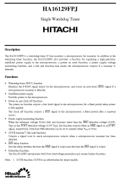 Datasheet HA16129 manufacturer Hitachi