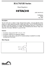 Datasheet HA17431H manufacturer Hitachi