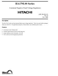 Datasheet HA179L00 manufacturer Hitachi