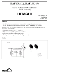 Datasheet HAF1002L manufacturer Hitachi